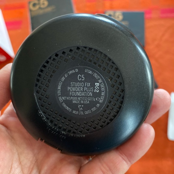 3/pack MAC C5 Studio Fix Powder Plus Foundation Net weight 0.52OZ/15g B62 - Picture 13 of 14